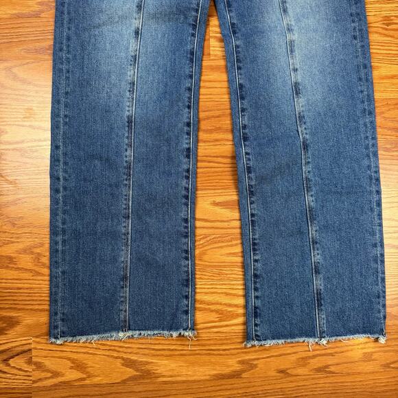 NWT AE American Eagle Low Rise Baggy Straight  Womens Sz 10 X-Long - Picture 3 of 8